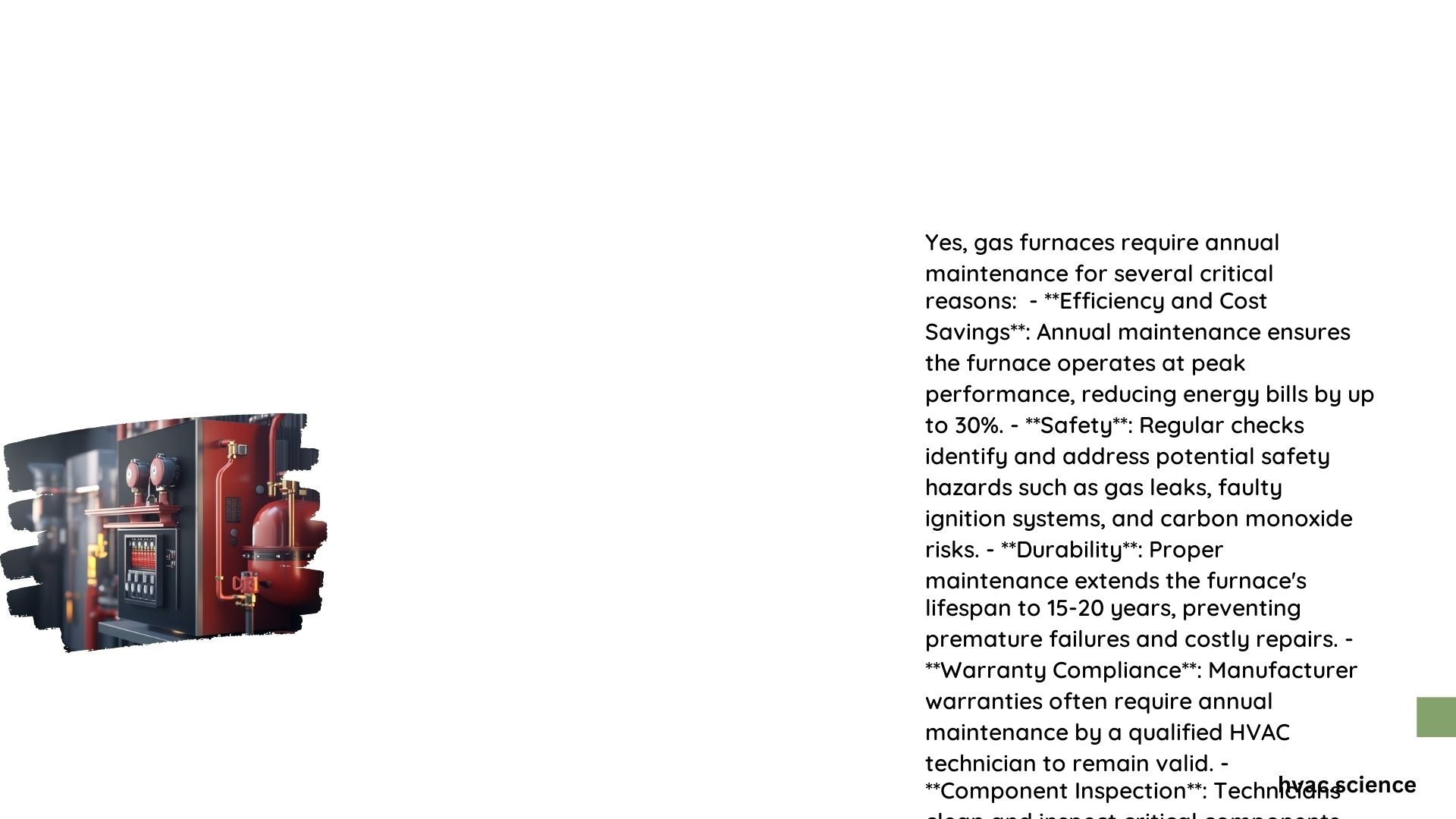 Do Gas Furnaces Require Annual Maintenance