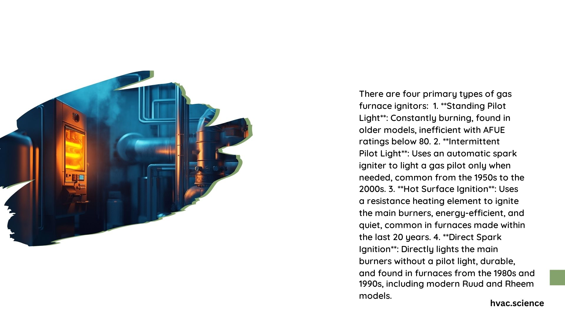 Types of Gas Furnace Ignitors