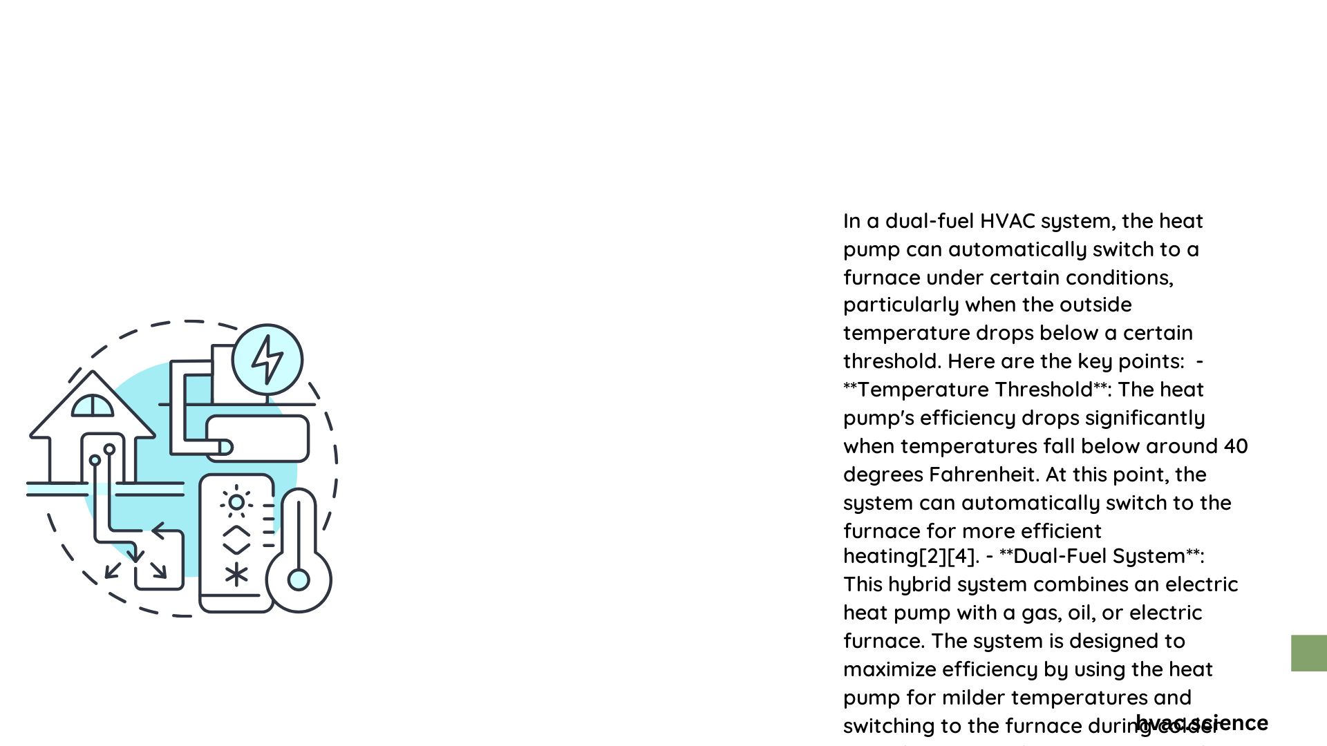 does heat pump automatically switch to furnace