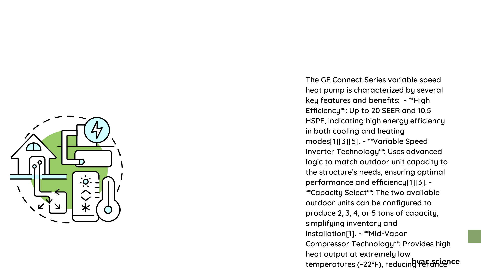 ge connect variable speed heat pump