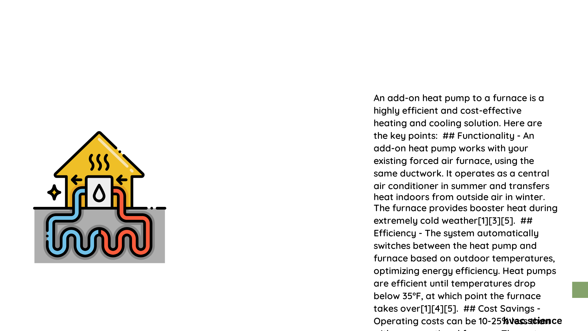 heat pump add on to furnace