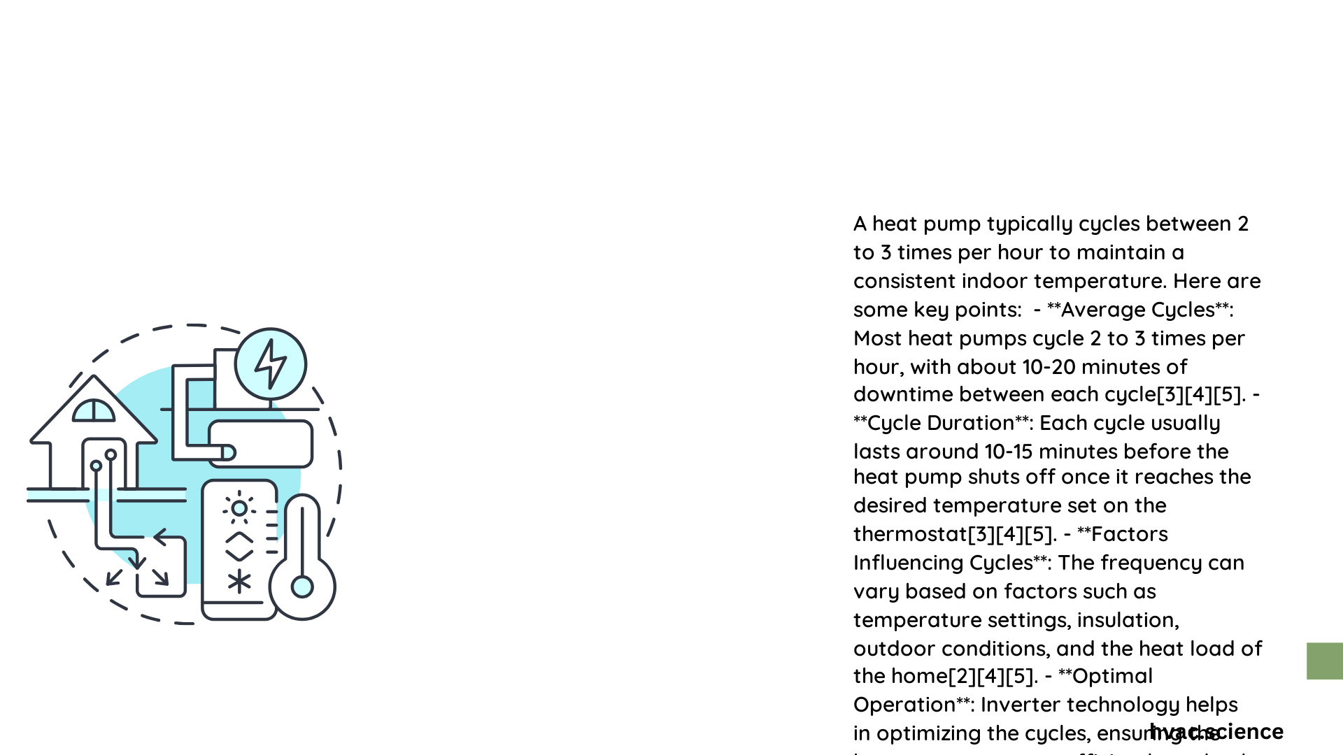 heat pump cycles per hour