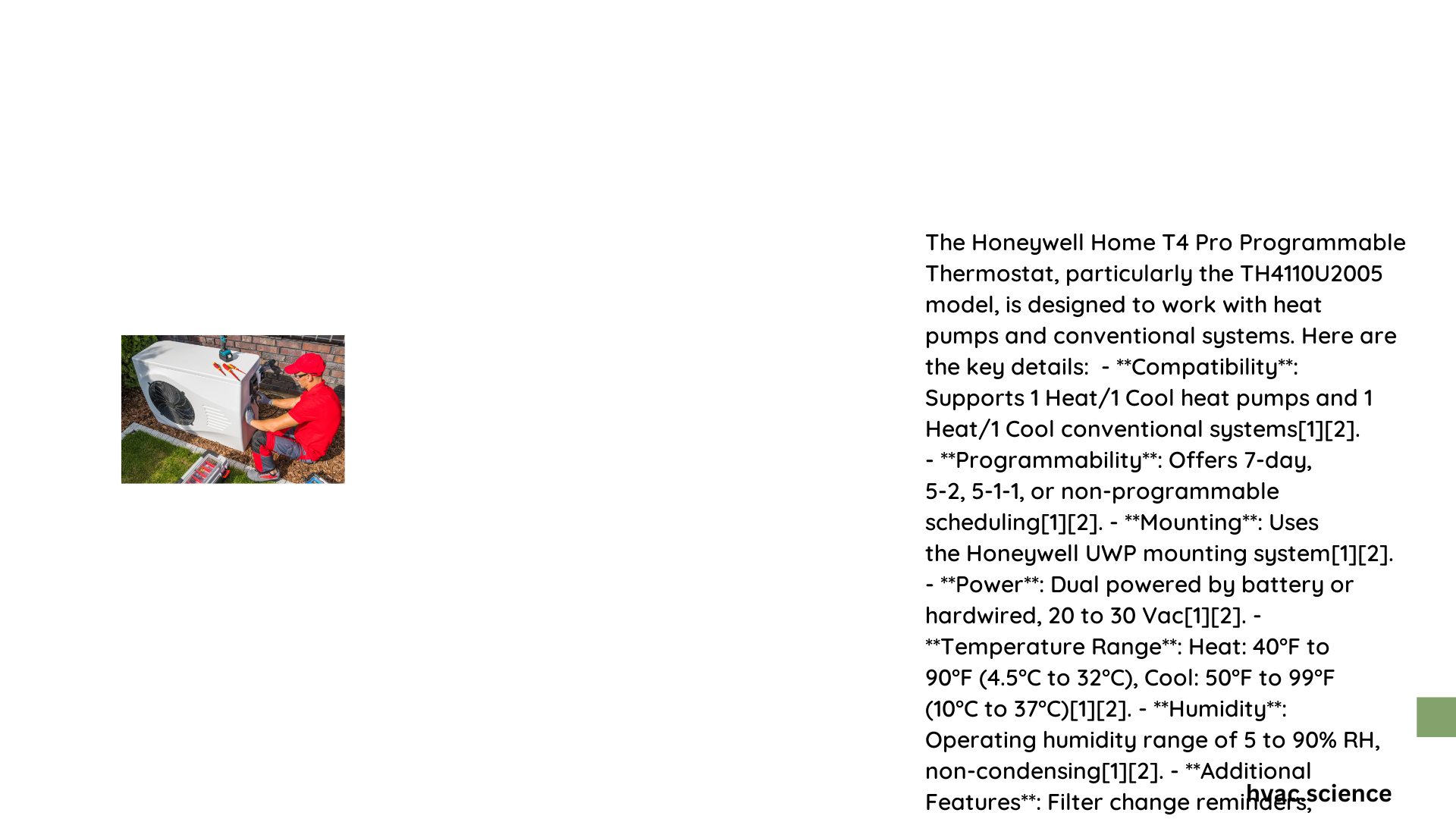 Heat Pump Honeywell Home Pro Series: Comprehensive Guide to Advanced HVAC Technology 2 heat pump honeywell home pro series