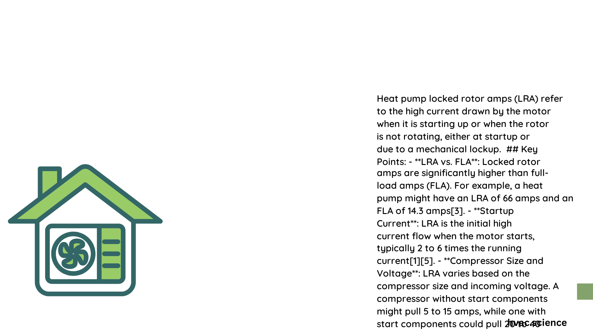 heat pump locked rotor amps