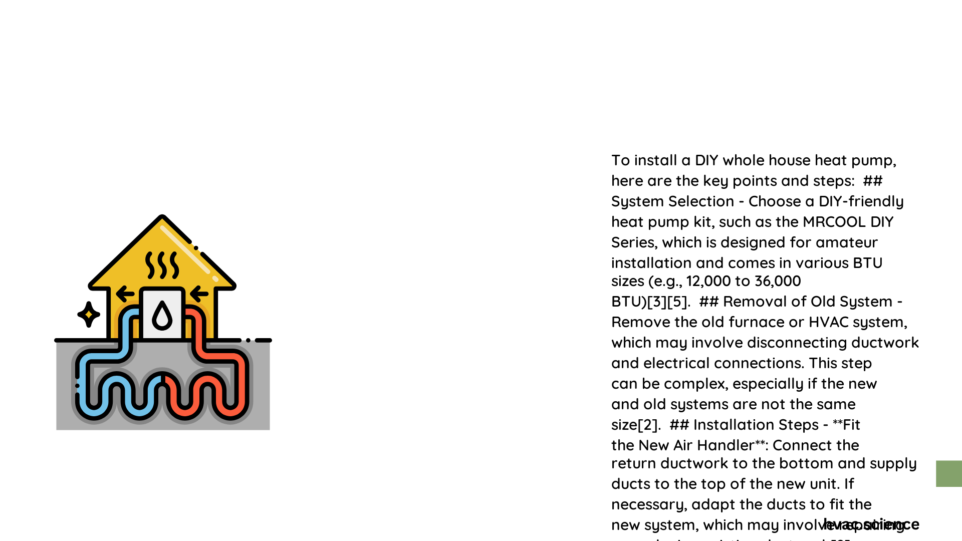 diy whole house heat pump