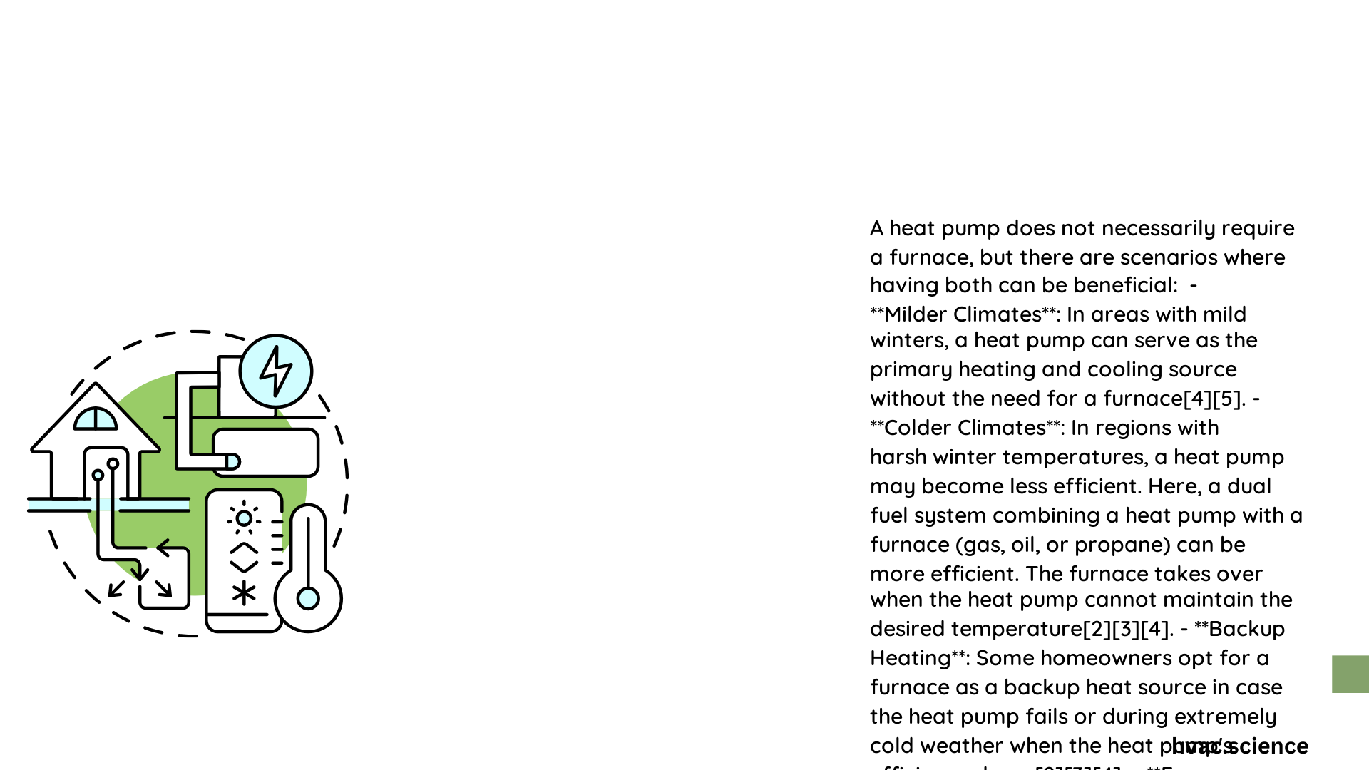 does heat pump require furnace