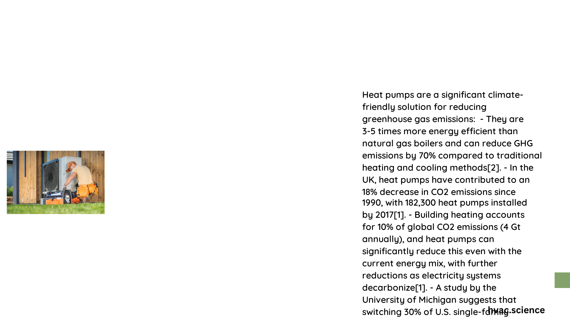 heat pump climate change