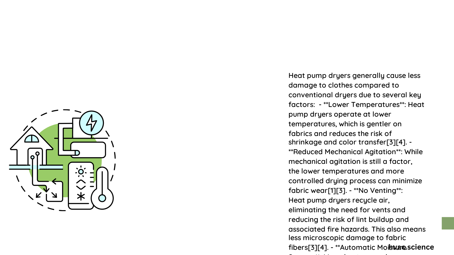 heat pump dryer damage clothes