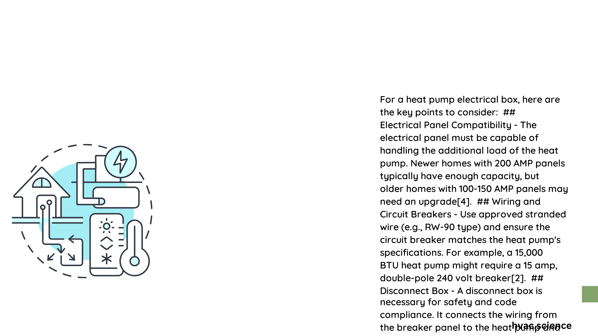 heat pump electrical