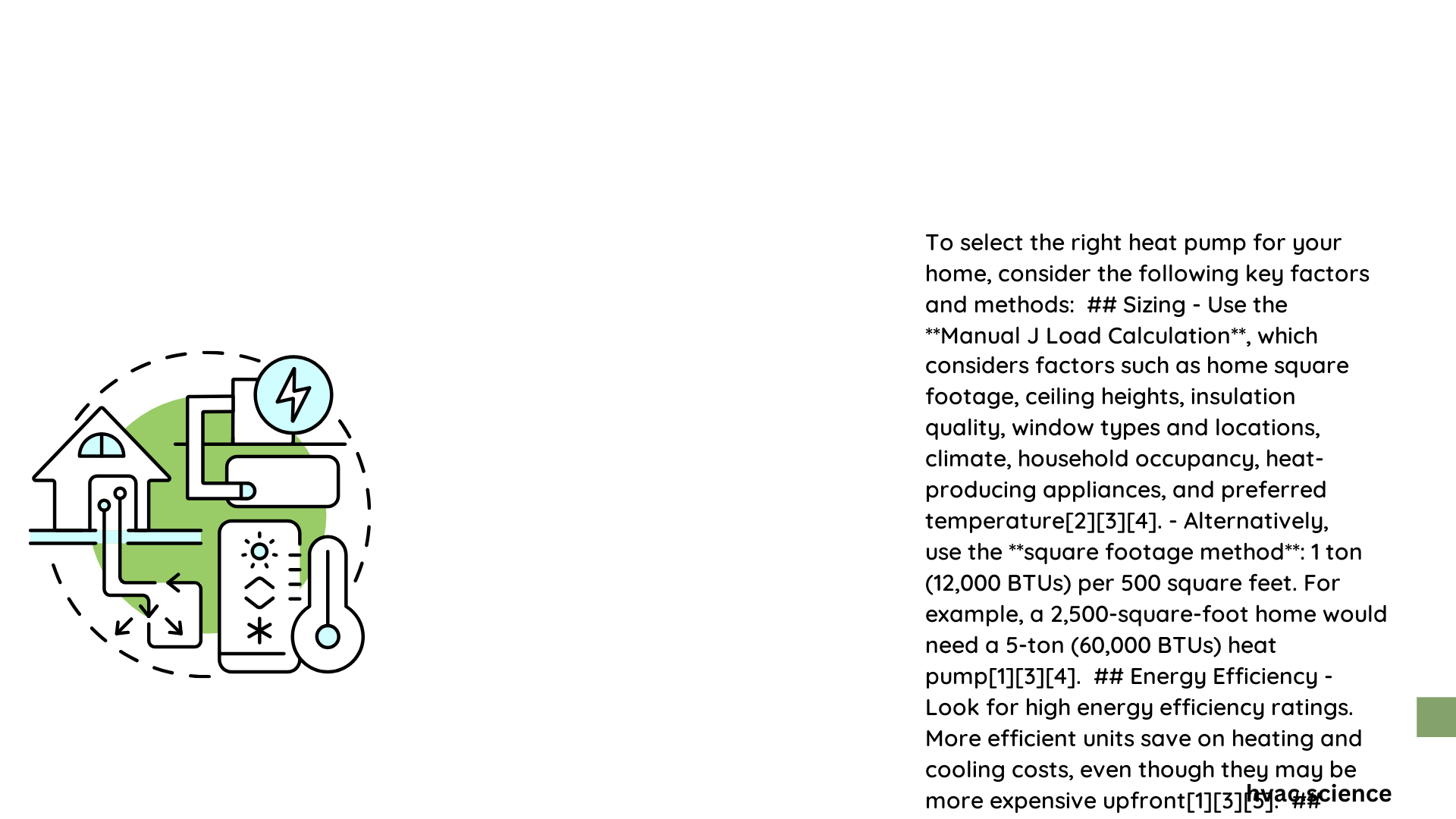 heat pump selection guide