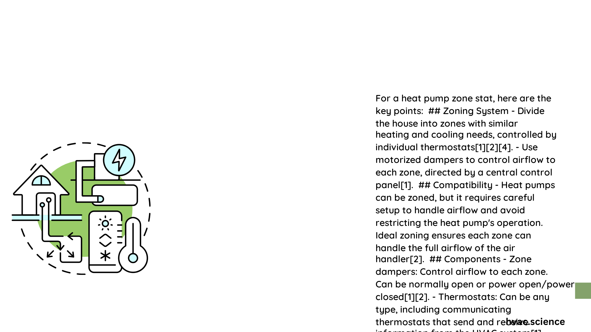 heat pump zone stat