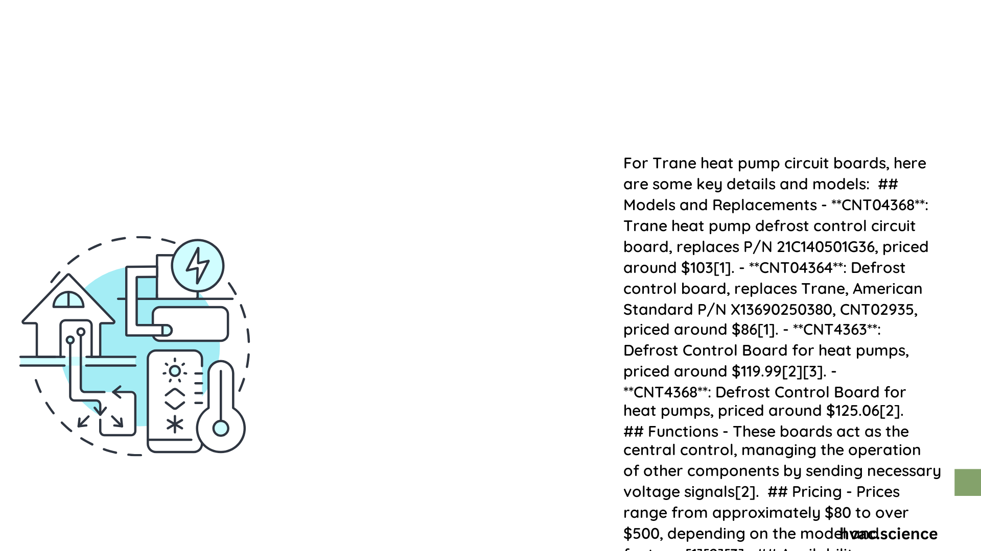 trane heat pump circuit board